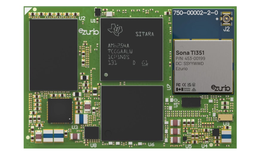 Ezurio Carbon AM62x OSM-MF System-On-Modules (SOM)